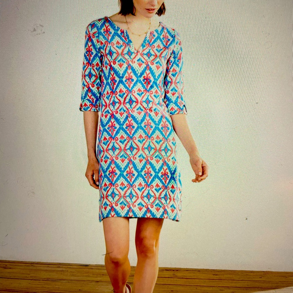 Hatley Lucy Dress- Sunset Ikat